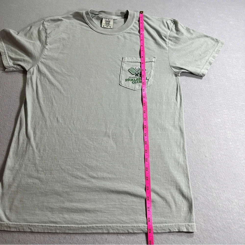Barstool Sports Pickleball Club T Shirt Mens Medium Green Pocket‎ Tee Comfort